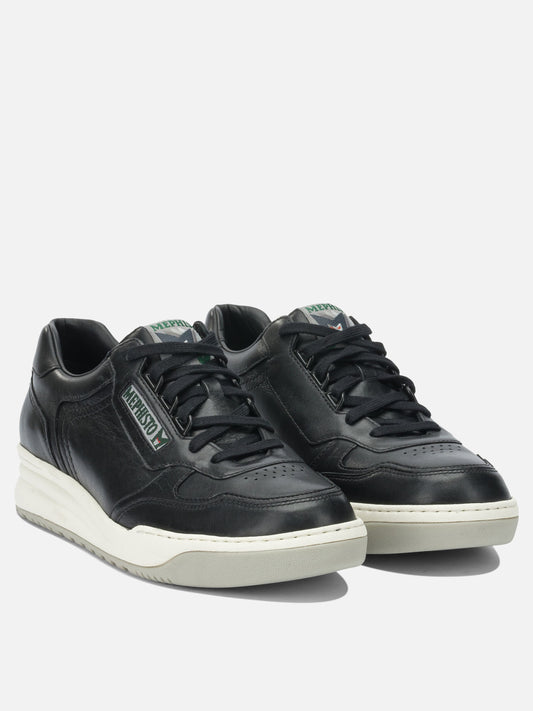 Low top sneakers 100% leather - 100% rubber  Black - Mephisto Men | PLP | VIETTI Online Store | 2
