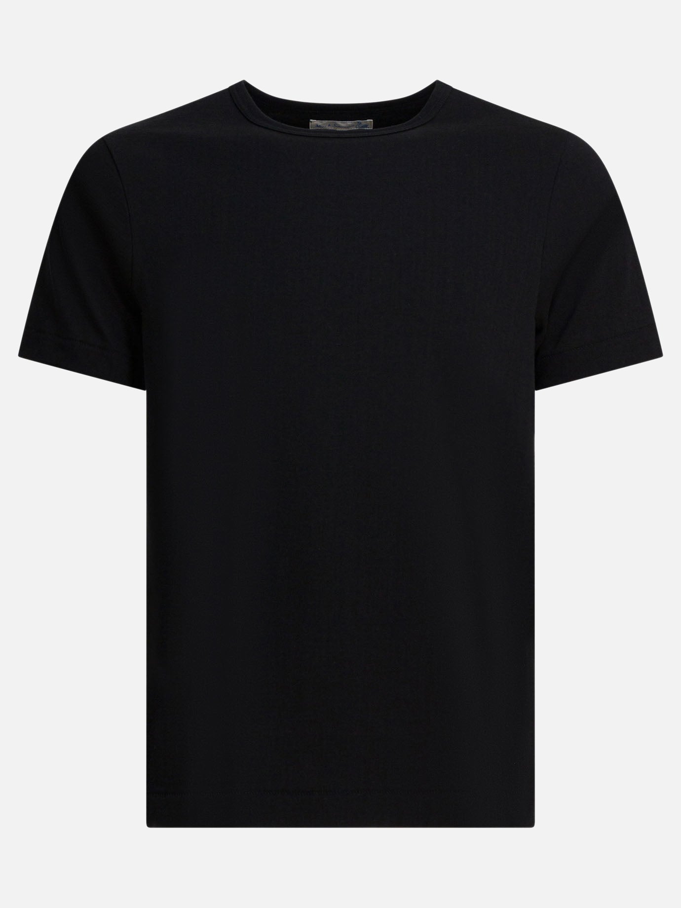 Crewneck t-shirts Solid colour  Black - Merz b. Schwanen Men | PDP | VIETTI Online Store | thumbnail