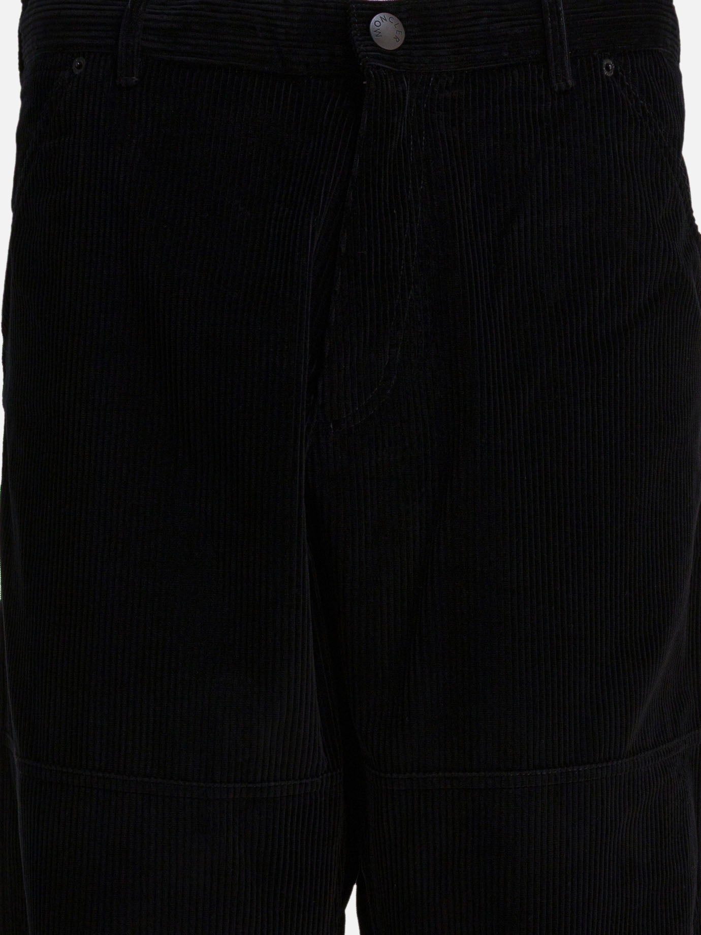 Pantaloni casual Solid colour  Nero - Moncler Uomo | PDP | VIETTI Online Store | thumbnail_3