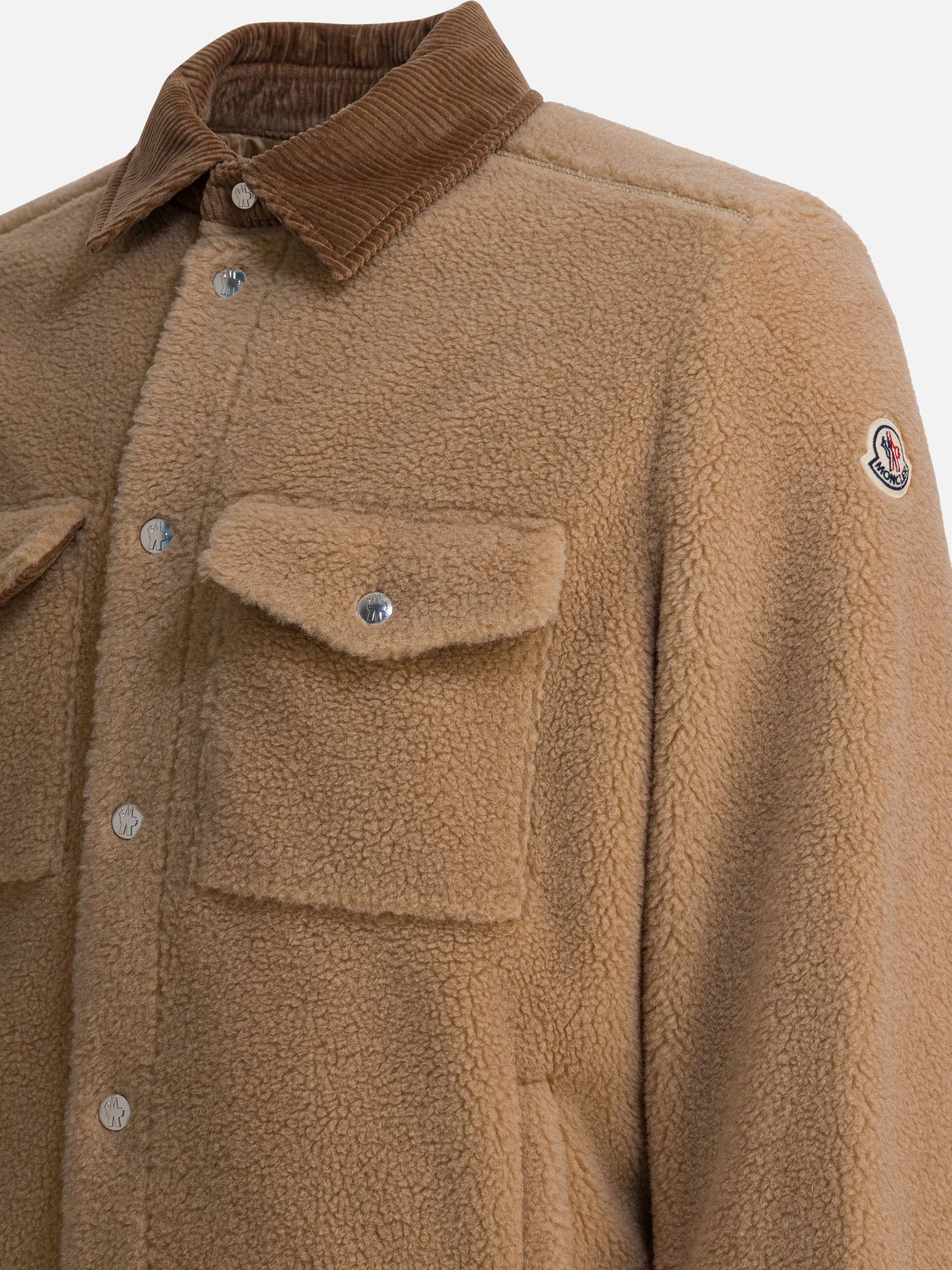 Giacche overshirt Logo  Beige - Moncler Uomo | PDP | VIETTI Online Store | thumbnail_3