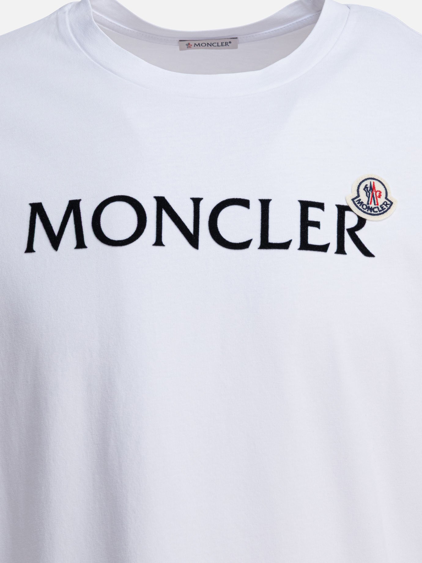 T-shirt girocollo Logo  Bianco - Moncler Uomo | PDP | VIETTI Online Store | thumbnail_3