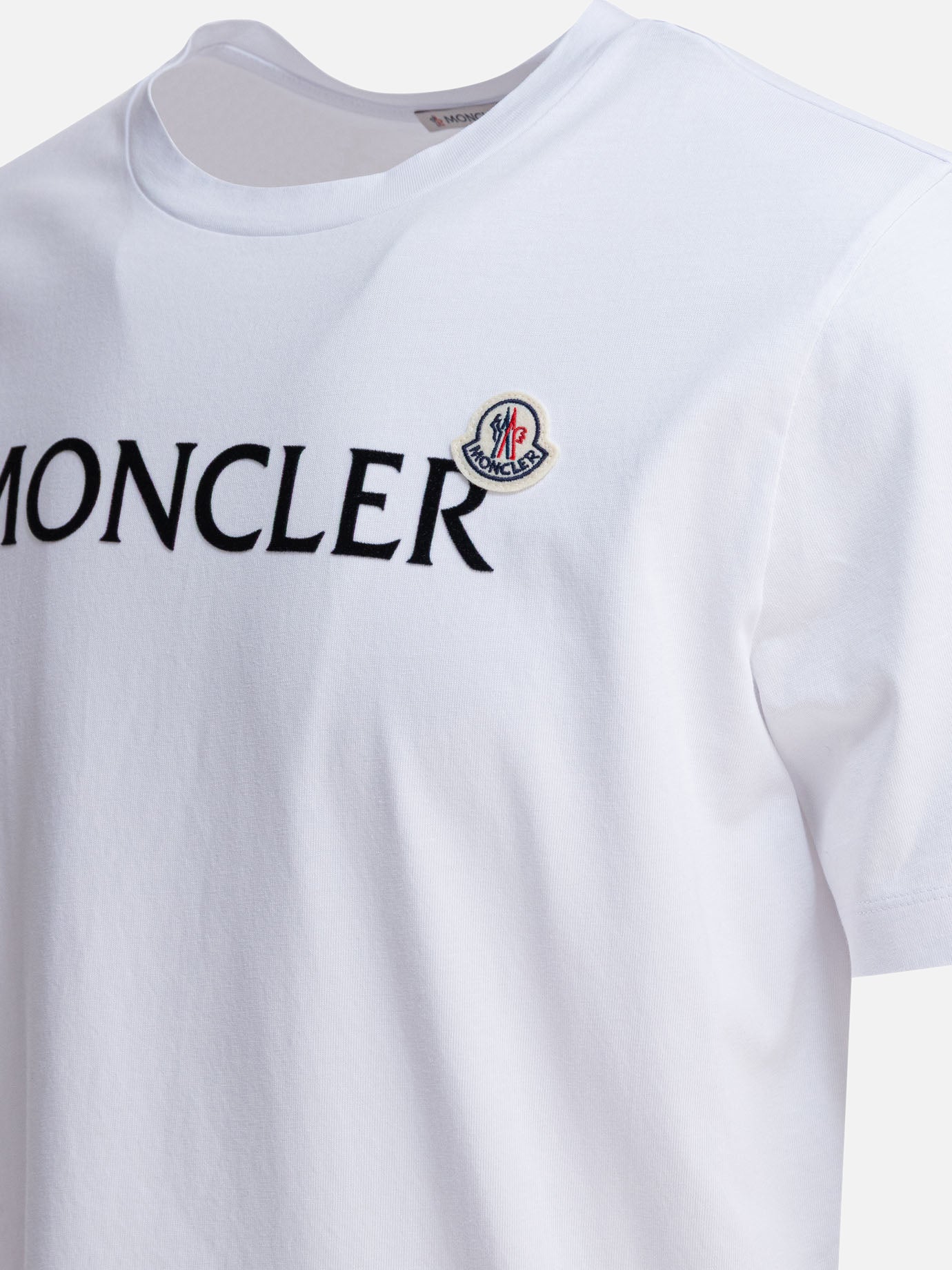T-shirt girocollo Logo  Bianco - Moncler Uomo | PDP | VIETTI Online Store | Zoom-Modal_4
