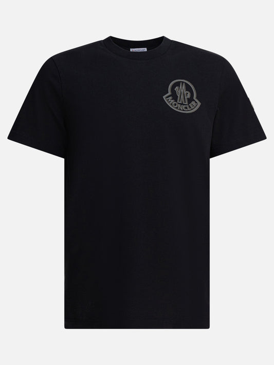 T-shirt girocollo Logo  Nero - Moncler Uomo | PLP | VIETTI Online Store 
