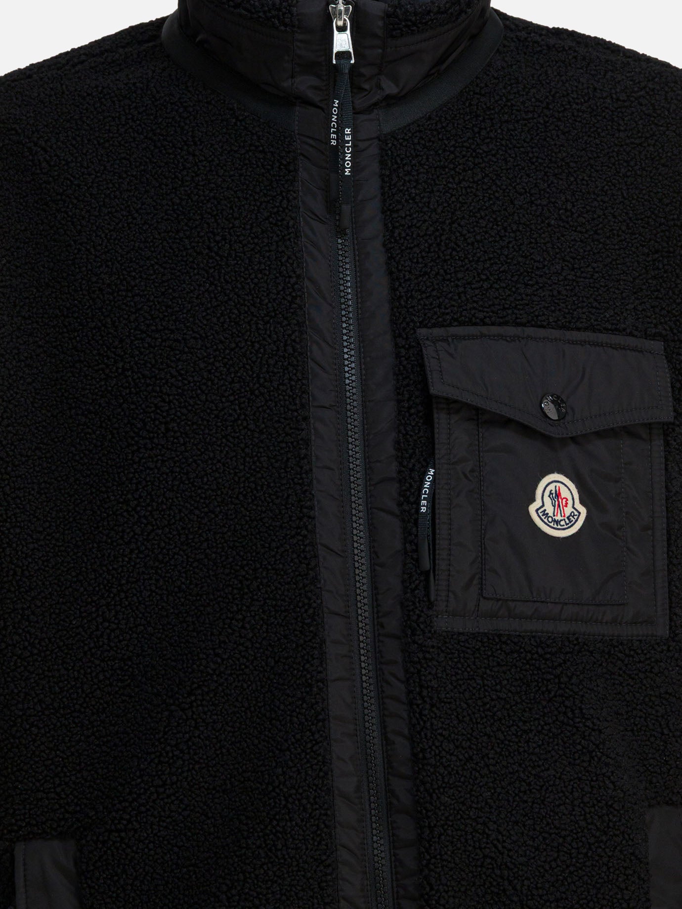 Fleece jackets Logo  Black - Moncler Men | PDP | VIETTI Online Store | Zoom-Modal_3
