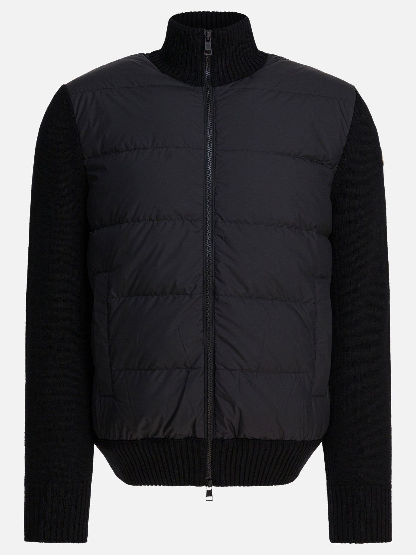 Giacche leggere & Trapuntate Logo  Nero - Moncler Uomo | PDP | VIETTI Online Store | thumbnail