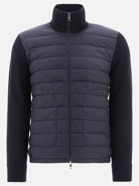 Piumini corti Solid colour  Blu - Moncler Uomo | PLP | VIETTI Online Store 
