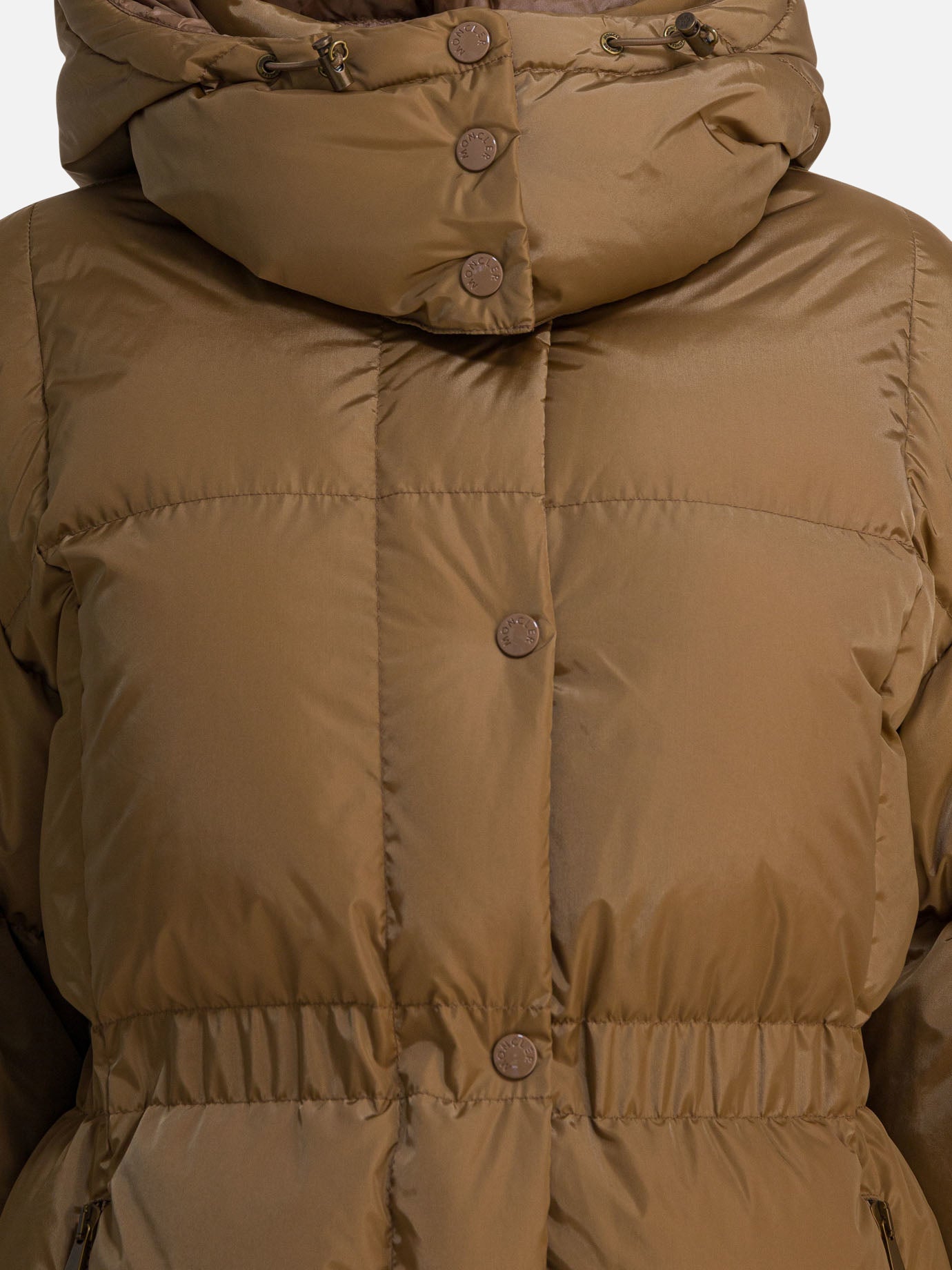 Down jackets Logo  Beige - Moncler Women | PDP | VIETTI Online Store | thumbnail_3