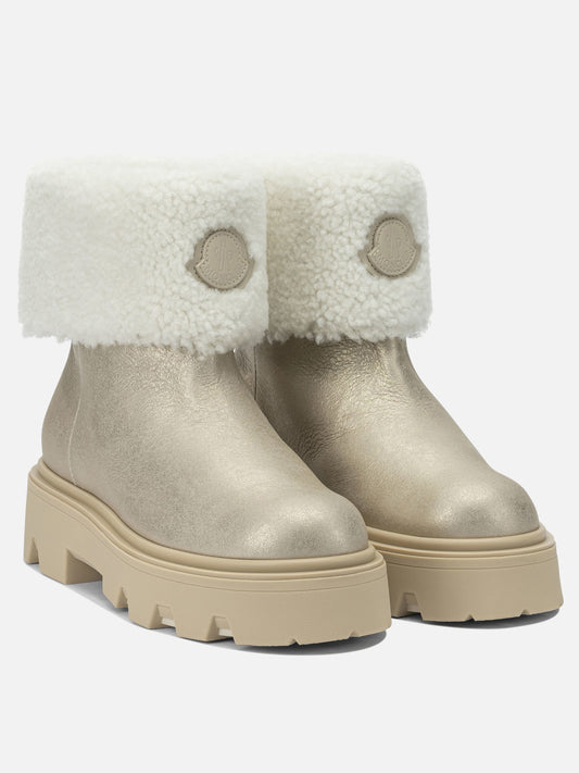 Stivaletti pull-on 100% shearling - 100% rubber  Oro - Moncler Donna | PLP | VIETTI Online Store | 2

