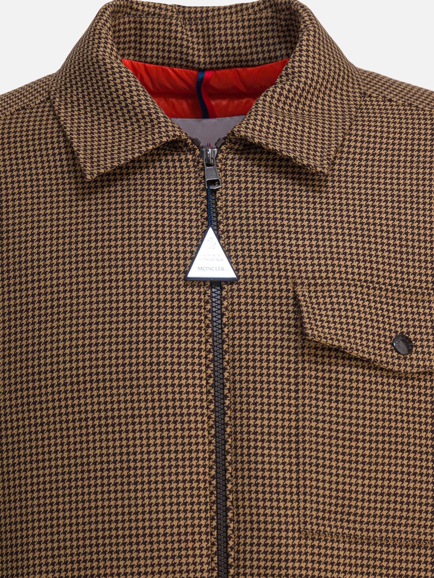 Down jackets Houndstooth  Brown - Moncler Men | PDP | VIETTI Online Store | Zoom-Modal_3

