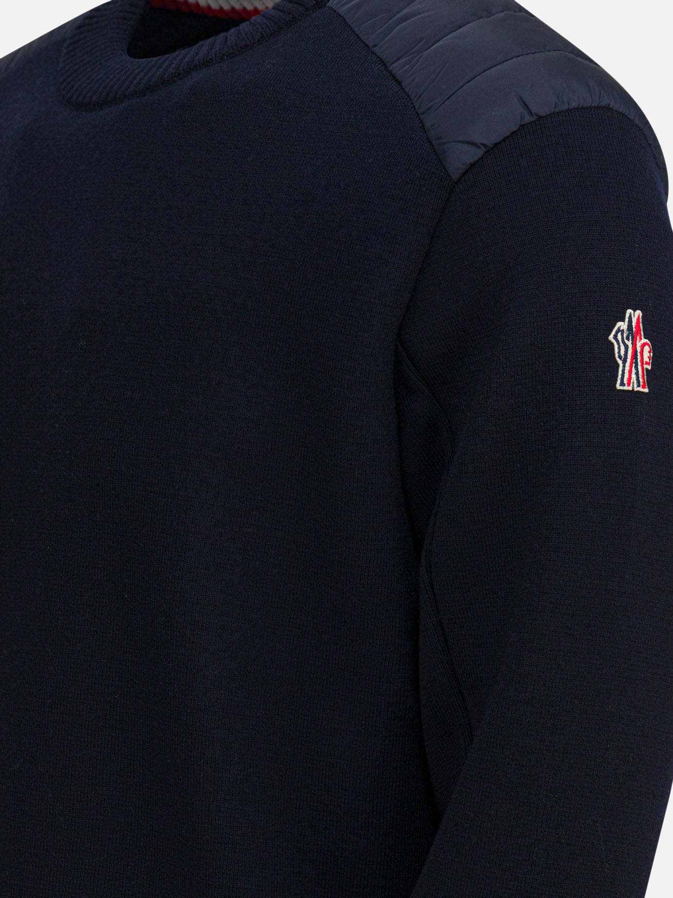 Crewneck sweaters Logo  Blue - Moncler Grenoble Men | PDP | VIETTI Online Store | thumbnail_4