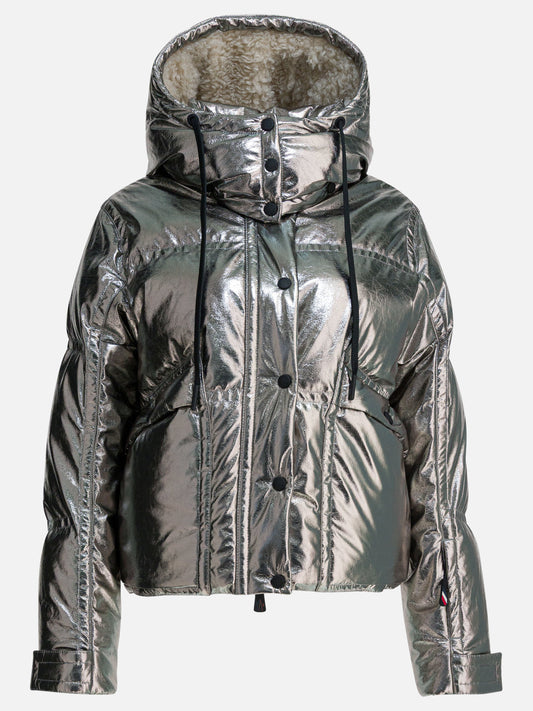Piumini corti Solid colour  Argento - Moncler Grenoble Donna | PLP | VIETTI Online Store 
