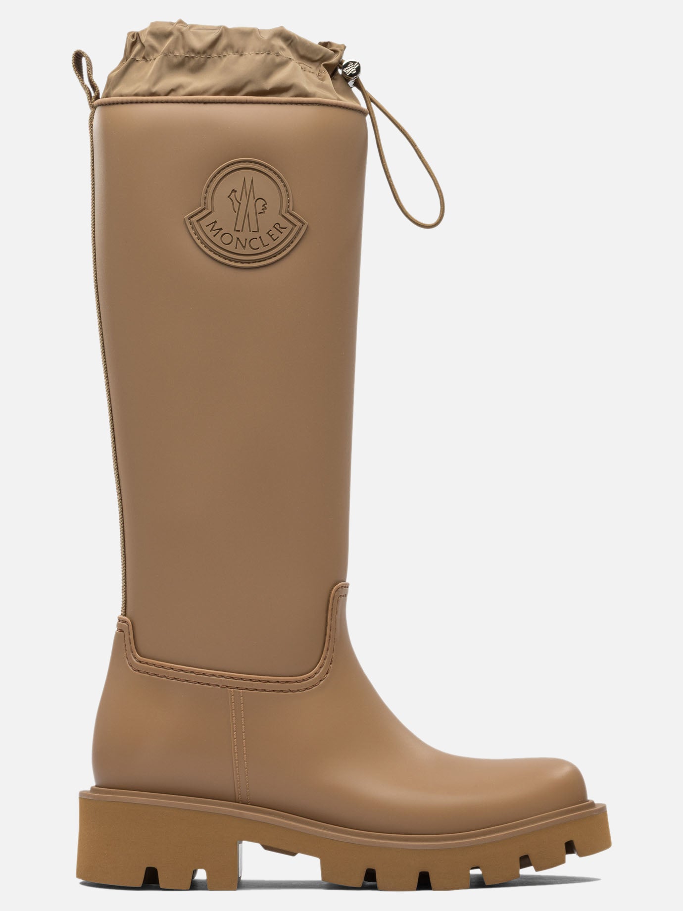 Rain boots 100% pvc - 100% rubber  Beige - Moncler Women | PDP | VIETTI Online Store | Zoom-Modal
