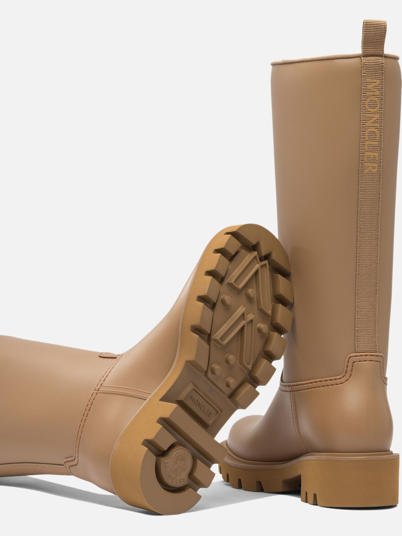 Rain boots 100% pvc - 100% rubber  Beige - Moncler Women | PDP | VIETTI Online Store | thumbnail_5