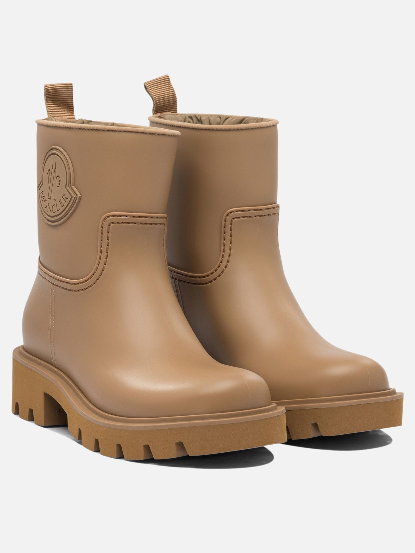 Rain boots 100% pvc - 100% rubber  Beige - Moncler Women | PDP | VIETTI Online Store | Zoom-Modal_2
