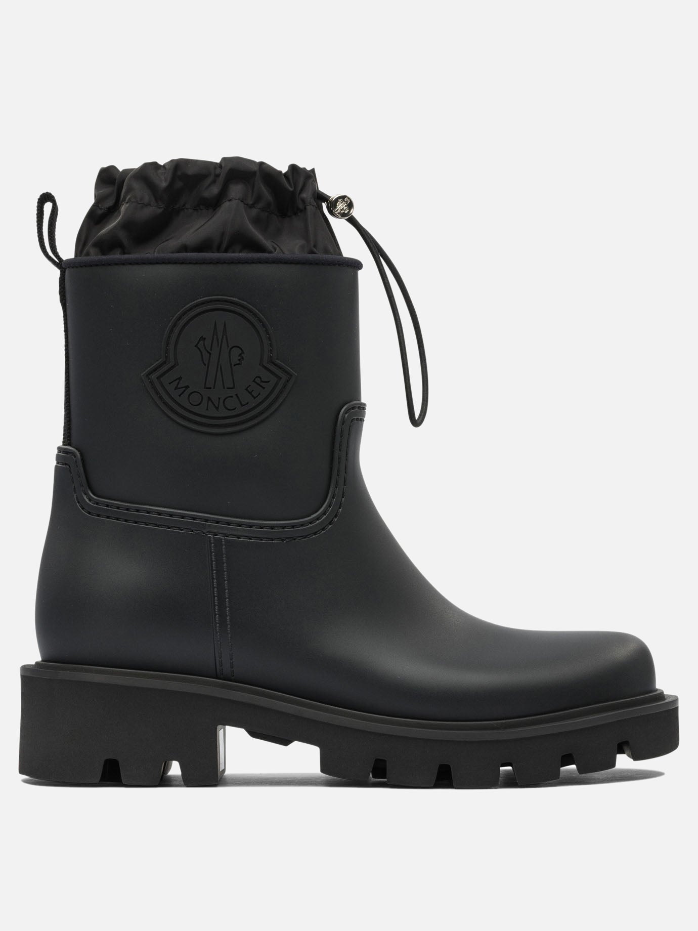 Rain boots 100% pvc - 100% rubber  Black - Moncler Women | PDP | VIETTI Online Store | thumbnail