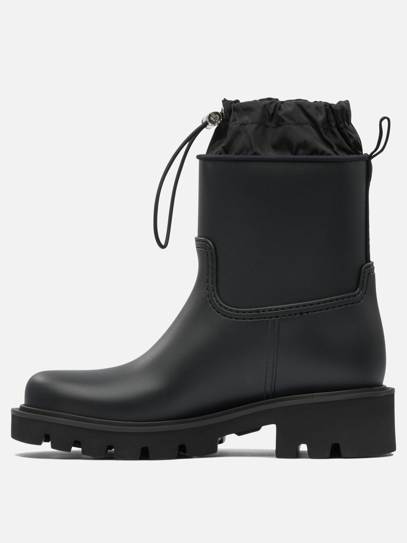 Rain boots 100% pvc - 100% rubber  Black - Moncler Women | PDP | VIETTI Online Store | thumbnail_3