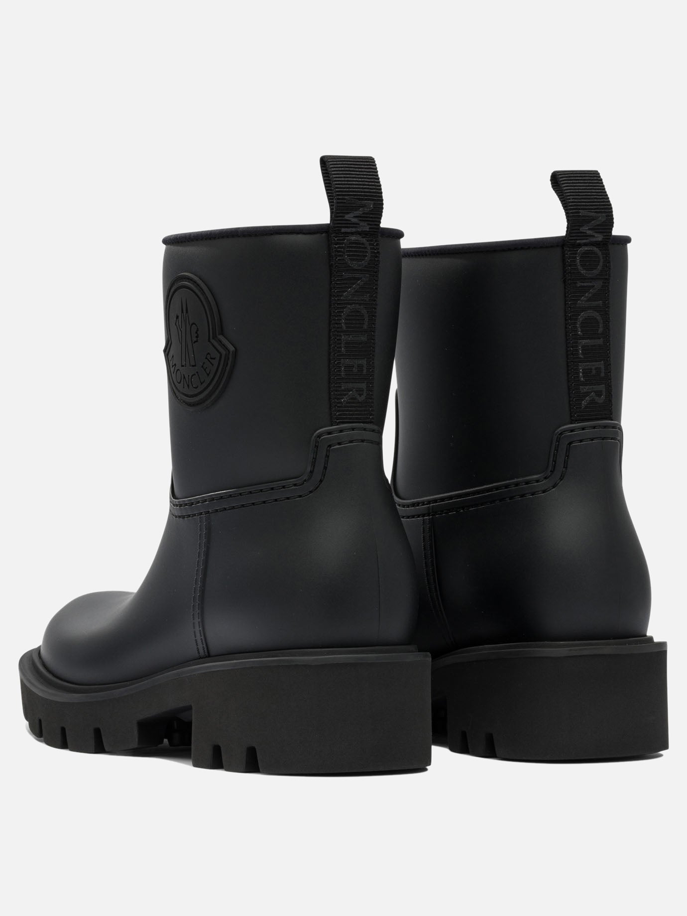 Rain boots 100% pvc - 100% rubber  Black - Moncler Women | PDP | VIETTI Online Store | thumbnail_4