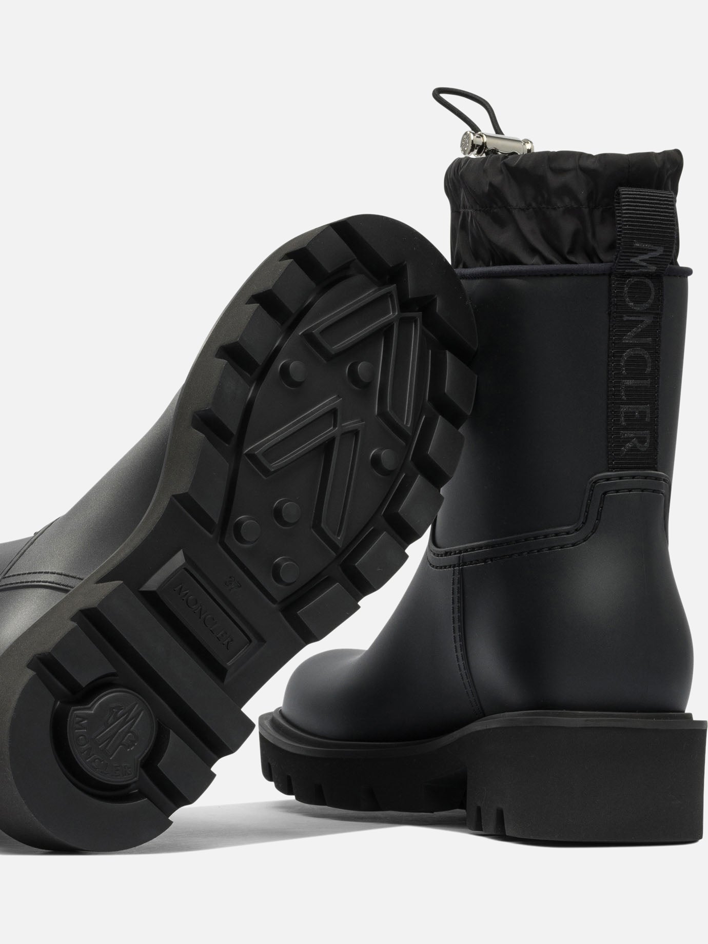 Rain boots 100% pvc - 100% rubber  Black - Moncler Women | PDP | VIETTI Online Store | Zoom-Modal_5
