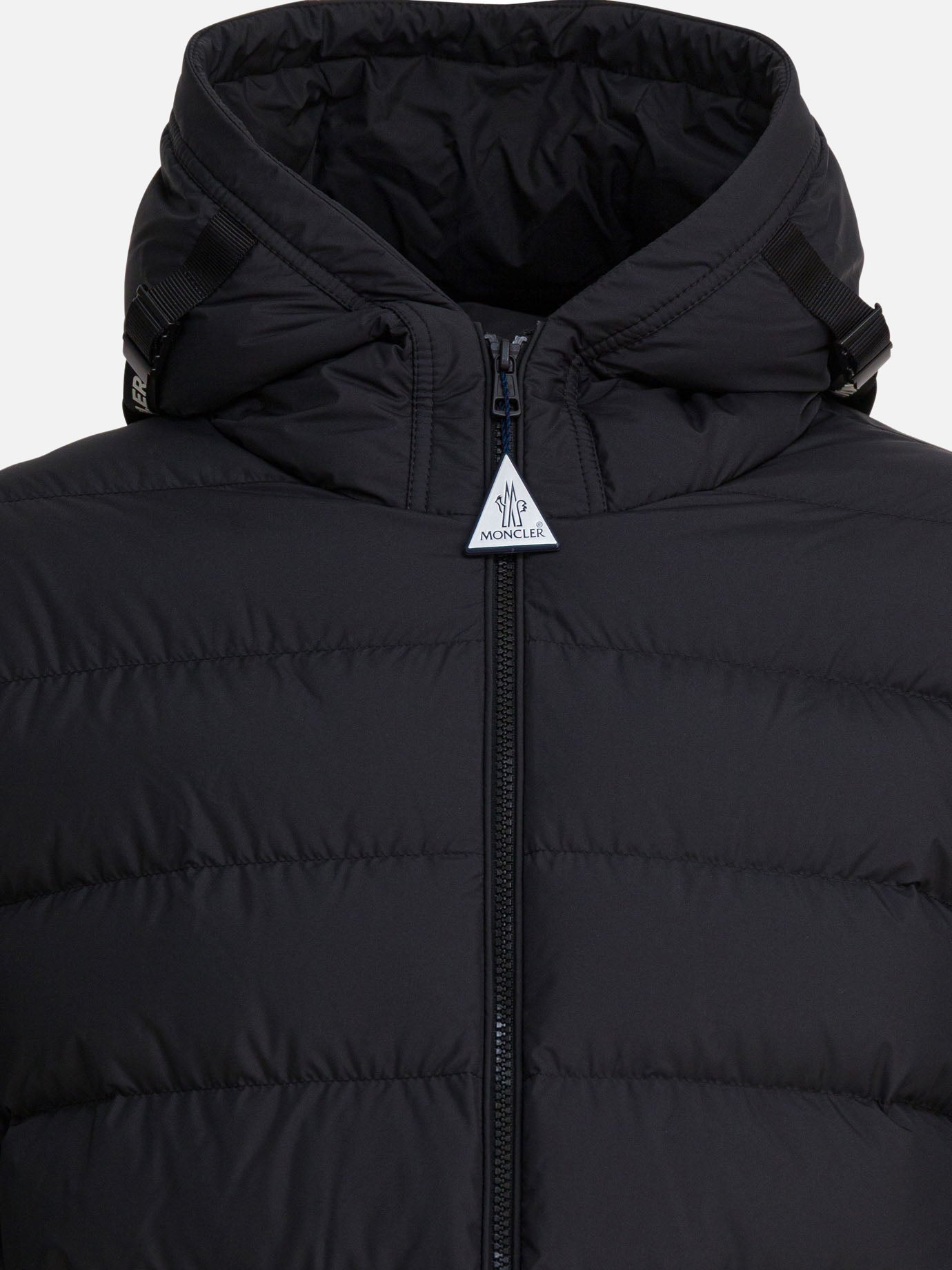 Piumini corti Logo  Nero - Moncler Uomo | PDP | VIETTI Online Store | Zoom-Modal_3
