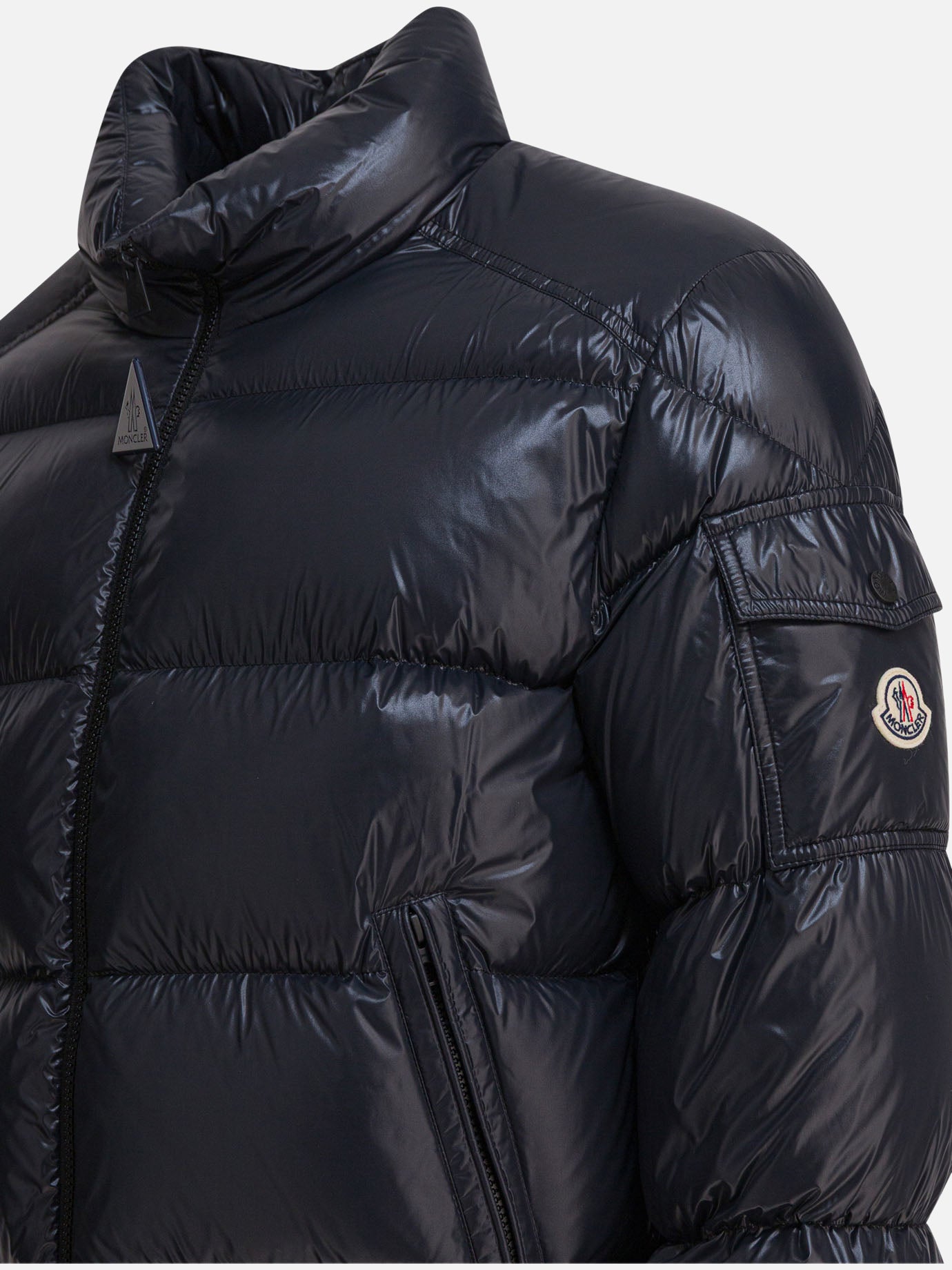 Down jackets Solid colour  Black - Moncler Men | PDP | VIETTI Online Store | Zoom-Modal_4
