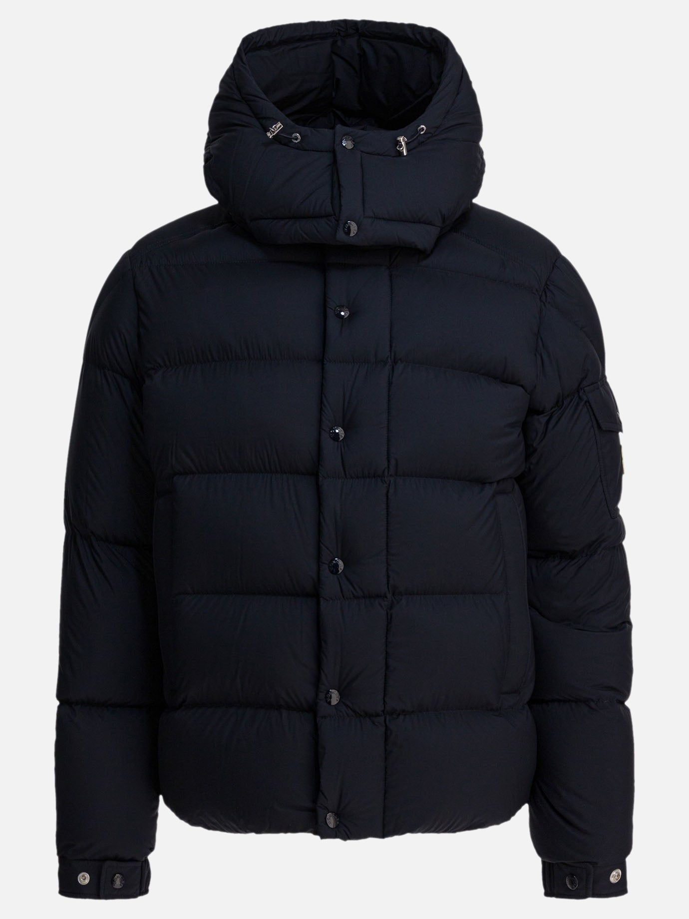 Piumini corti Solid colour  Blu - Moncler Uomo | PDP | VIETTI Online Store | thumbnail