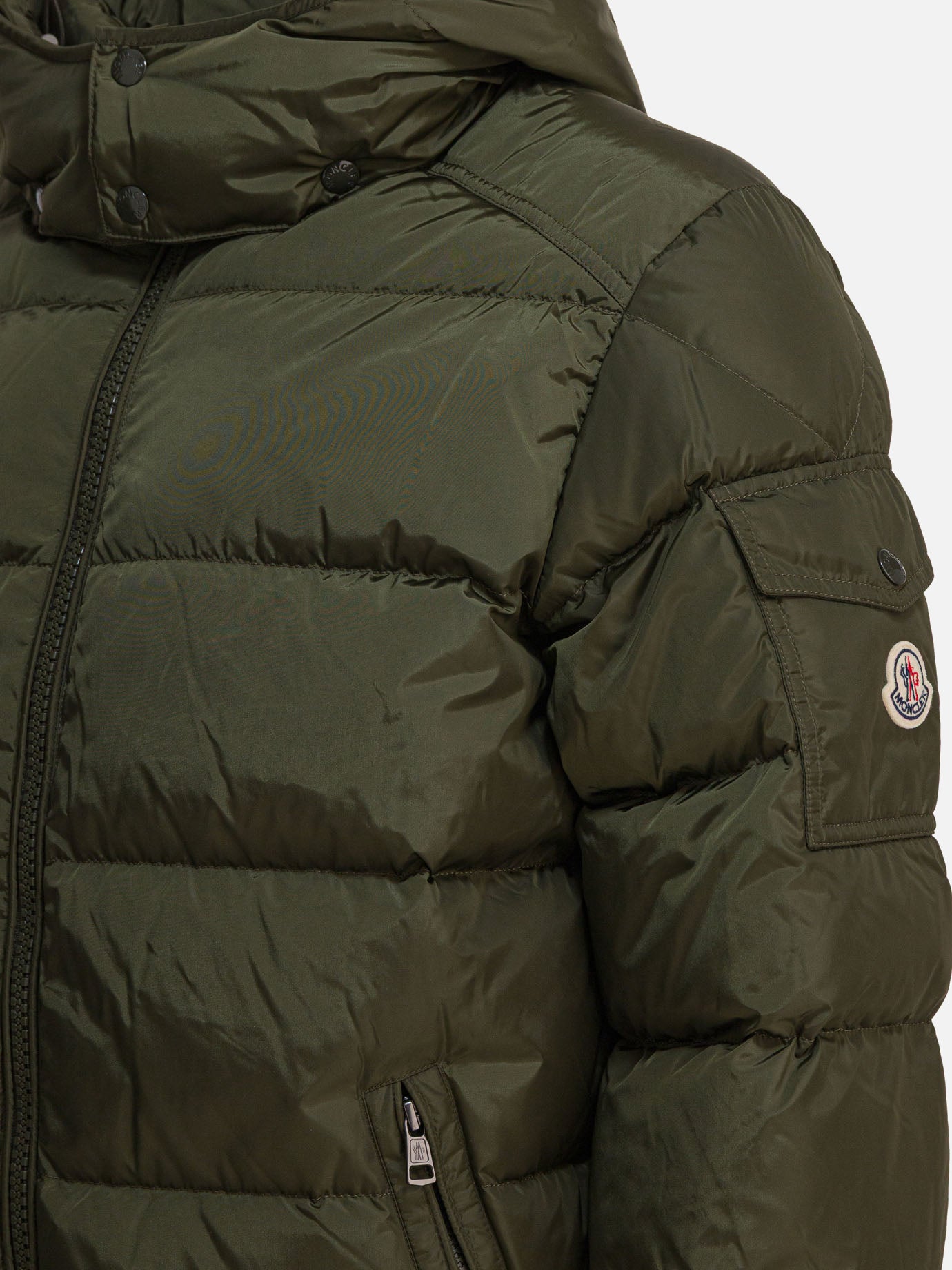 Piumini corti Solid colour  Verde - Moncler Uomo | PDP | VIETTI Online Store | thumbnail_4