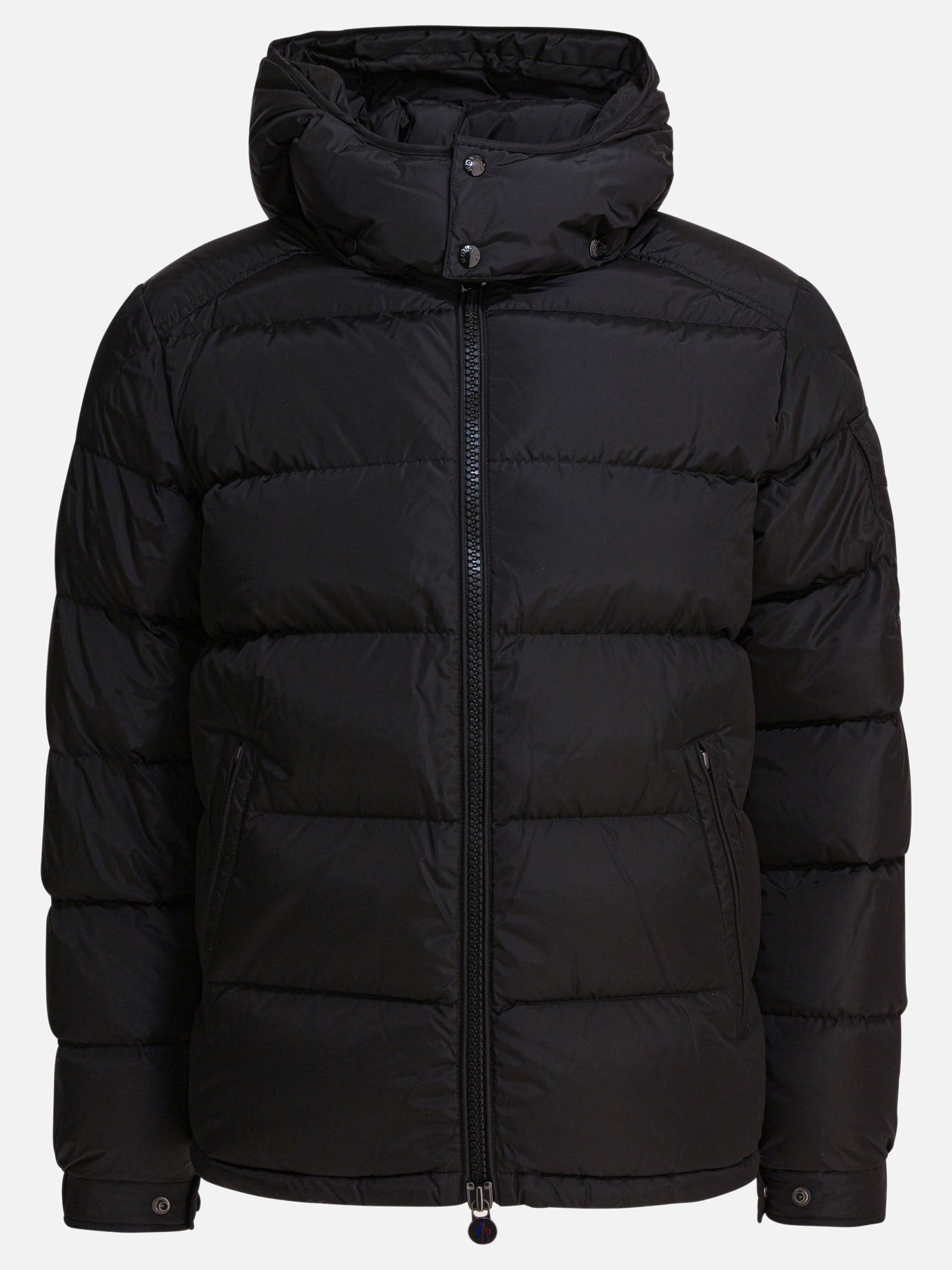 Down jackets Solid colour  Black - Moncler Men | PDP | VIETTI Online Store | thumbnail