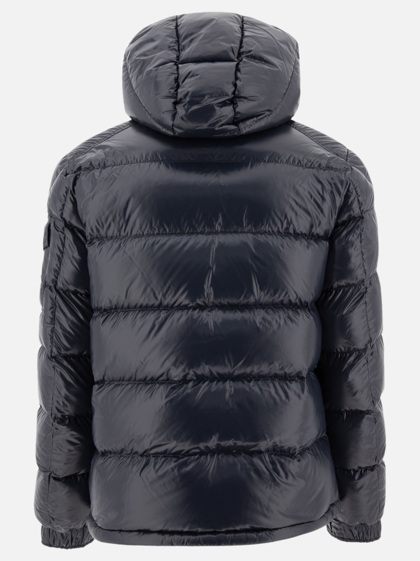 Down jackets Solid colour  Blue - Moncler Men | PDP | VIETTI Online Store | thumbnail_2