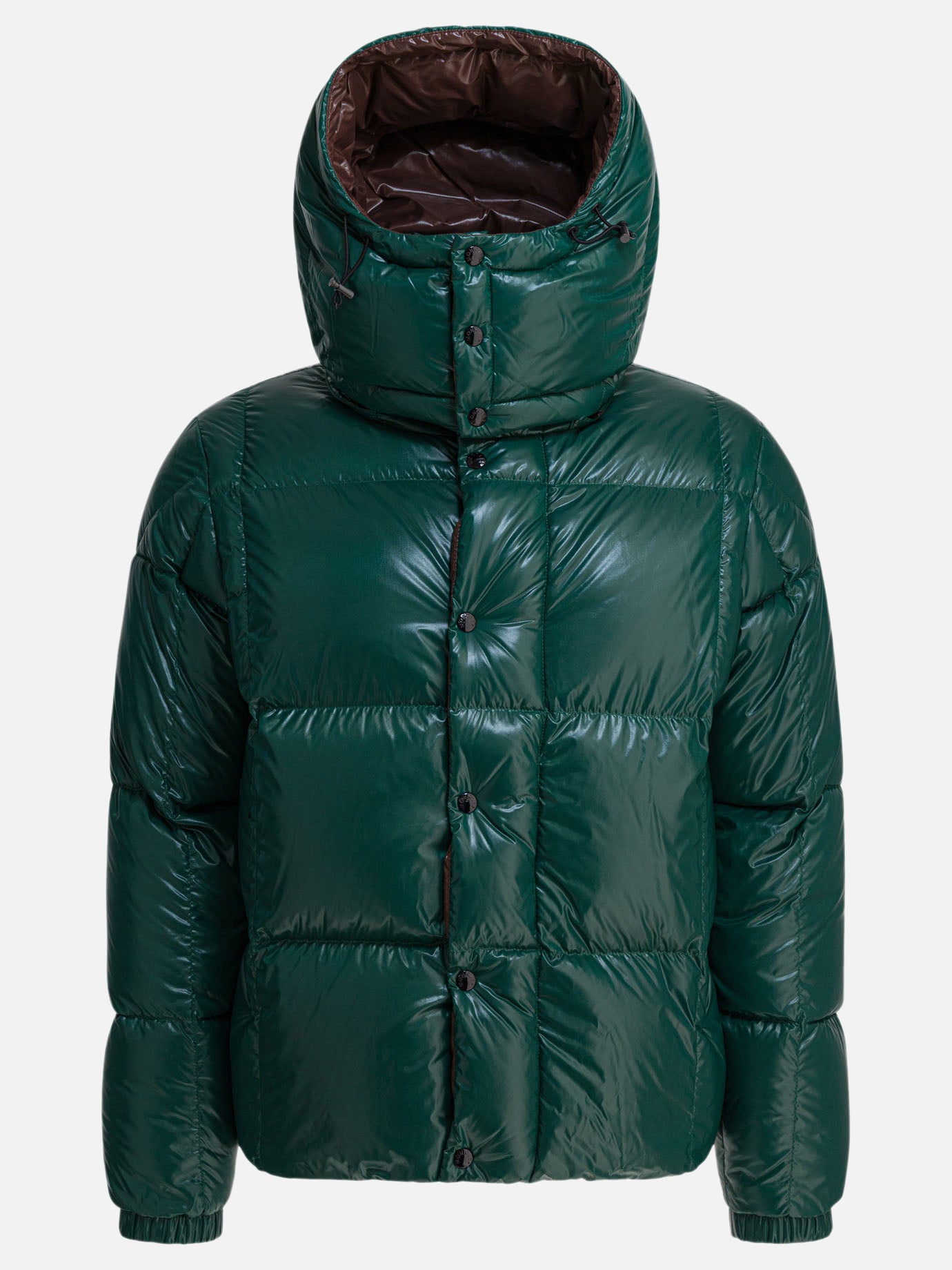 Piumini corti Solid colour  Verde - Moncler Uomo | PDP | VIETTI Online Store | thumbnail