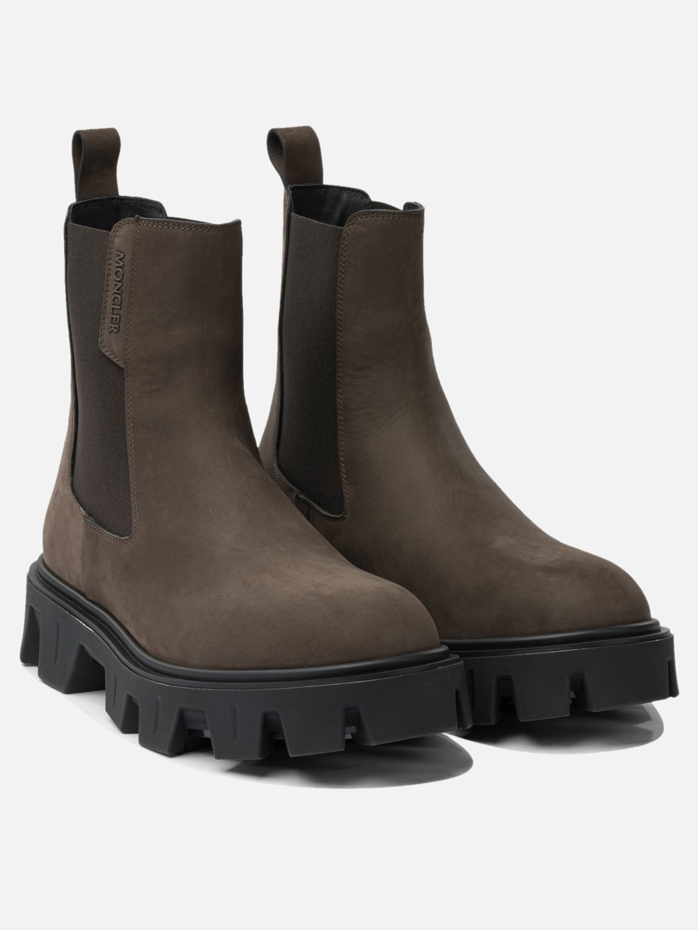 Stivaletti Chelsea 100% real leather - 100% polyamide  Marrone - Moncler Uomo | PDP | VIETTI Online Store | thumbnail_2