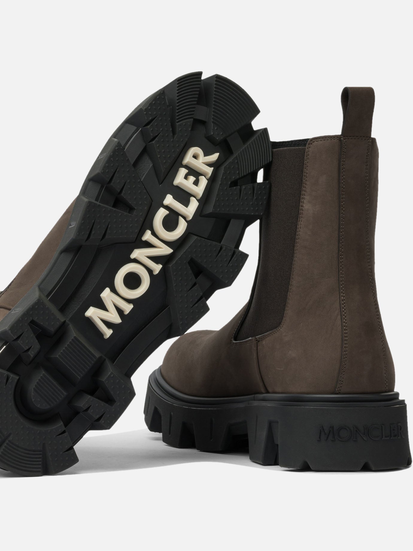 Stivaletti Chelsea 100% real leather - 100% polyamide  Marrone - Moncler Uomo | PDP | VIETTI Online Store | thumbnail_5