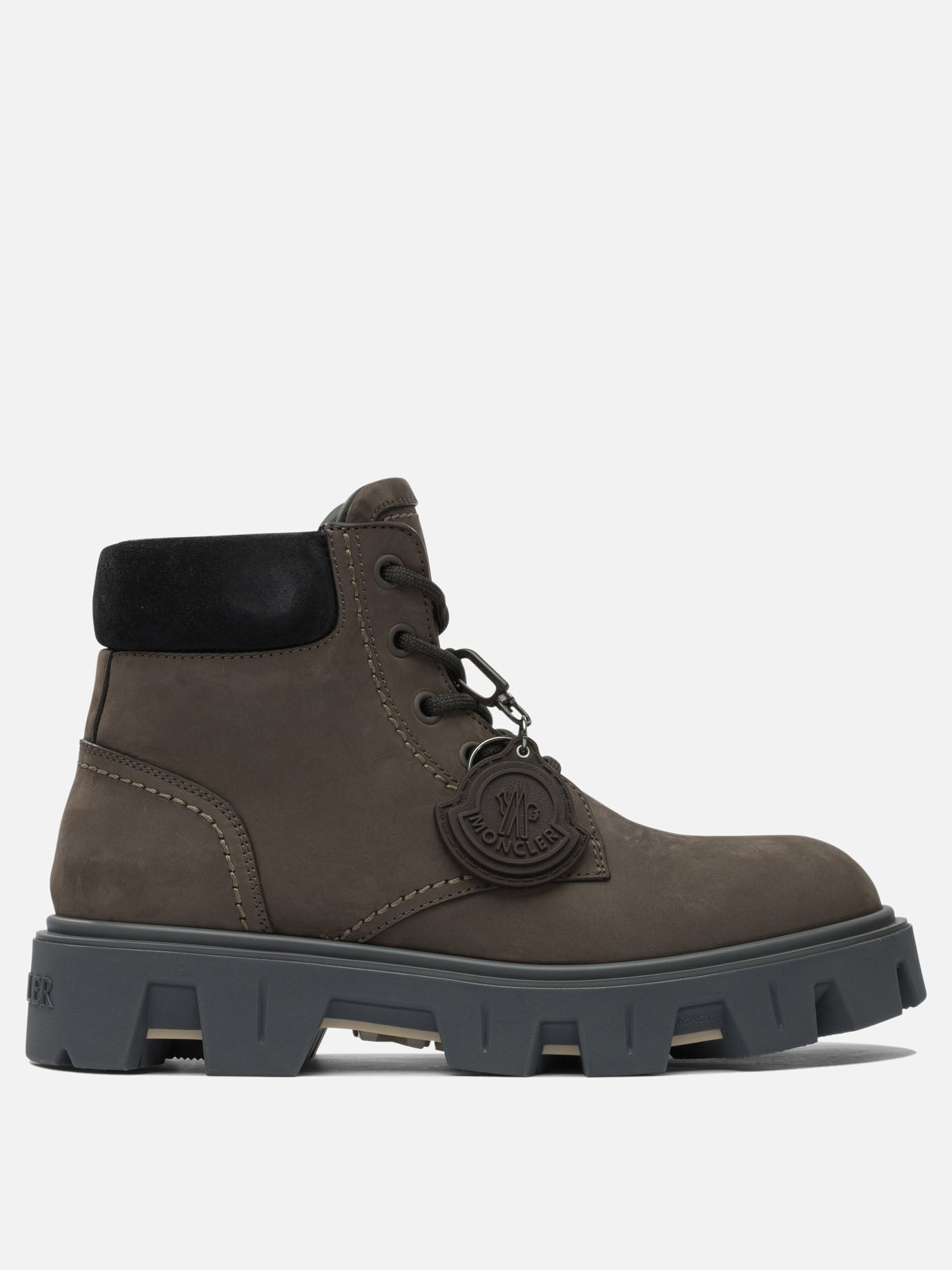 Hiking shoes 100% leather - 100% rubber  Brown - Moncler Men | PDP | VIETTI Online Store | Zoom-Modal
