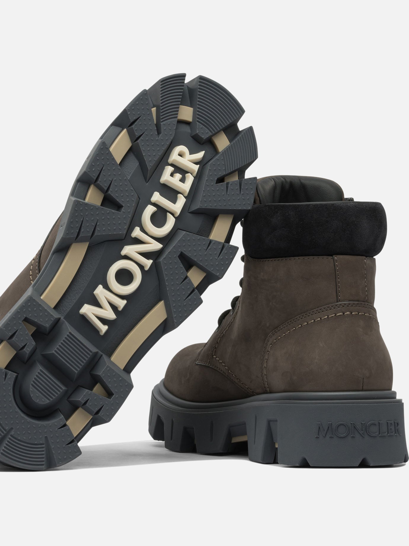 Hiking shoes 100% leather - 100% rubber  Brown - Moncler Men | PDP | VIETTI Online Store | Zoom-Modal_5
