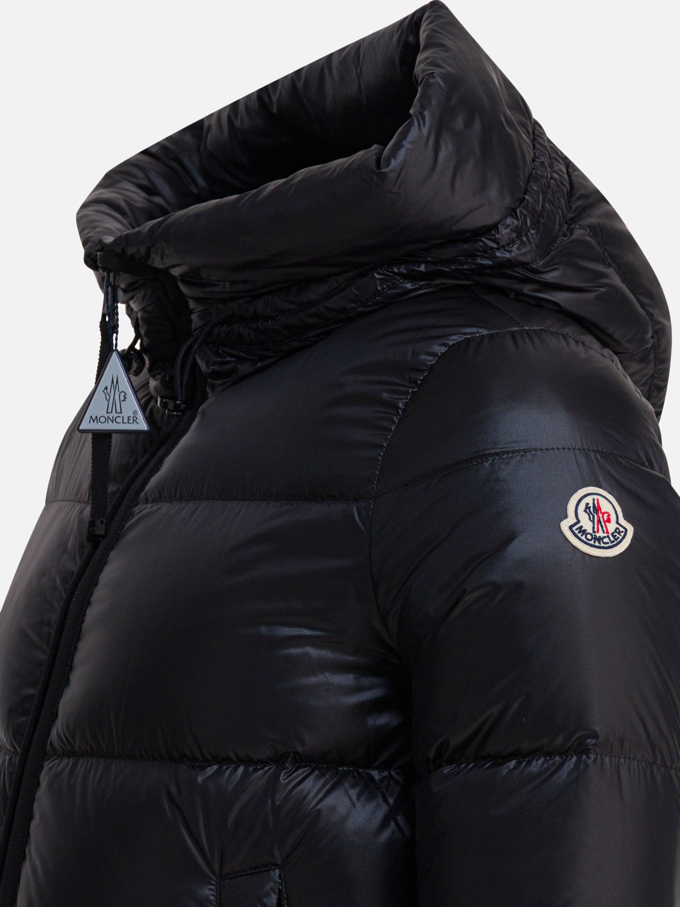 Piumini corti Logo  Nero - Moncler Donna | PDP | VIETTI Online Store | Zoom-Modal_4
