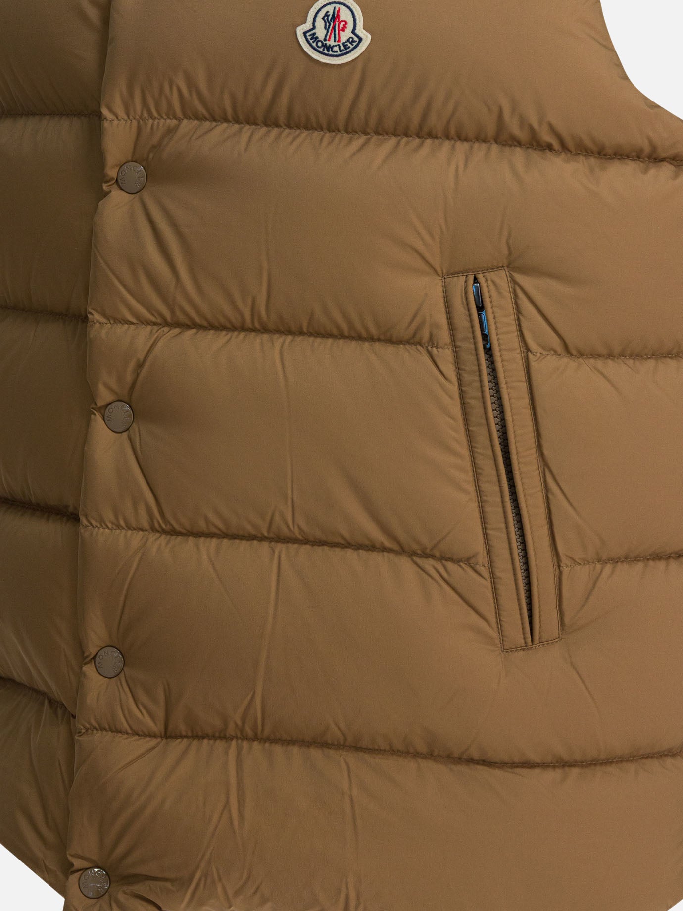 Giacche smanicate Logo  Beige - Moncler Uomo | PDP | VIETTI Online Store | Zoom-Modal_4
