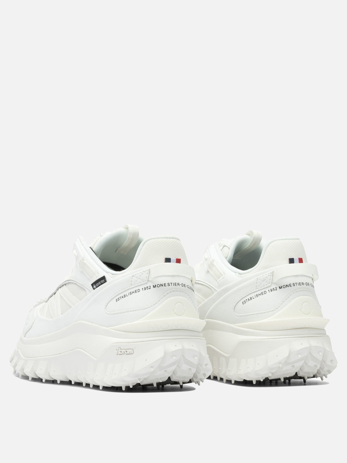 Sneaker basse 60% nylon 40% leather - 100% rubber  Bianco - Moncler Uomo | PDP | VIETTI Online Store | thumbnail_4