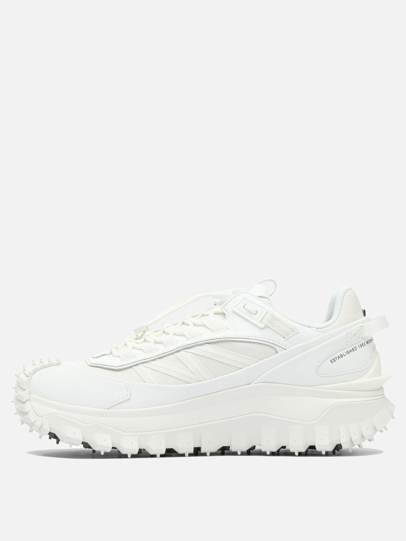 Sneaker basse 60% nylon 40% leather - 100% rubber  Bianco - Moncler Donna | PDP | VIETTI Online Store | thumbnail_3