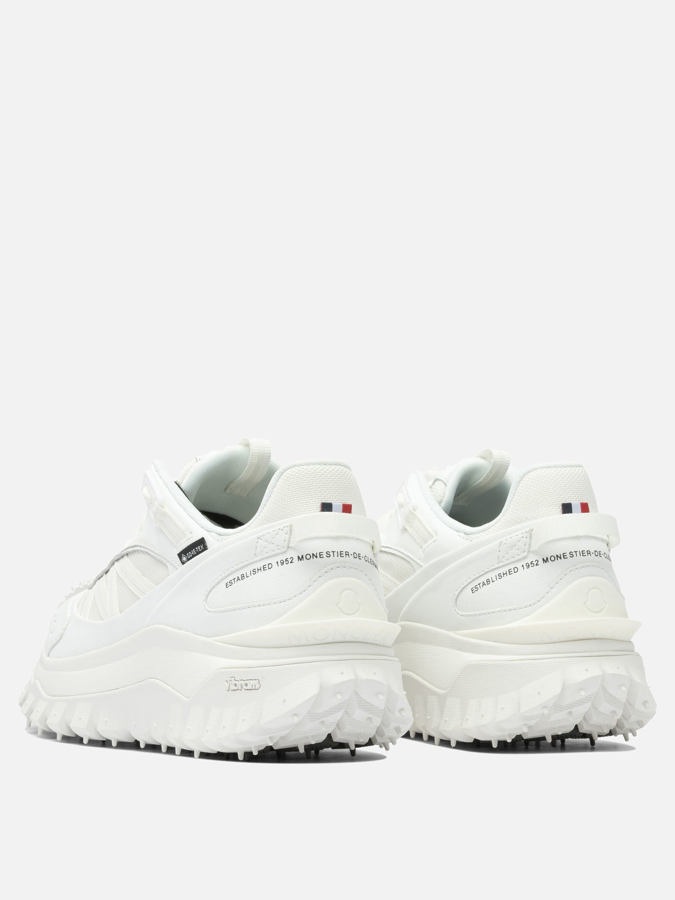 Sneaker basse 60% nylon 40% leather - 100% rubber  Bianco - Moncler Donna | PDP | VIETTI Online Store | thumbnail_4