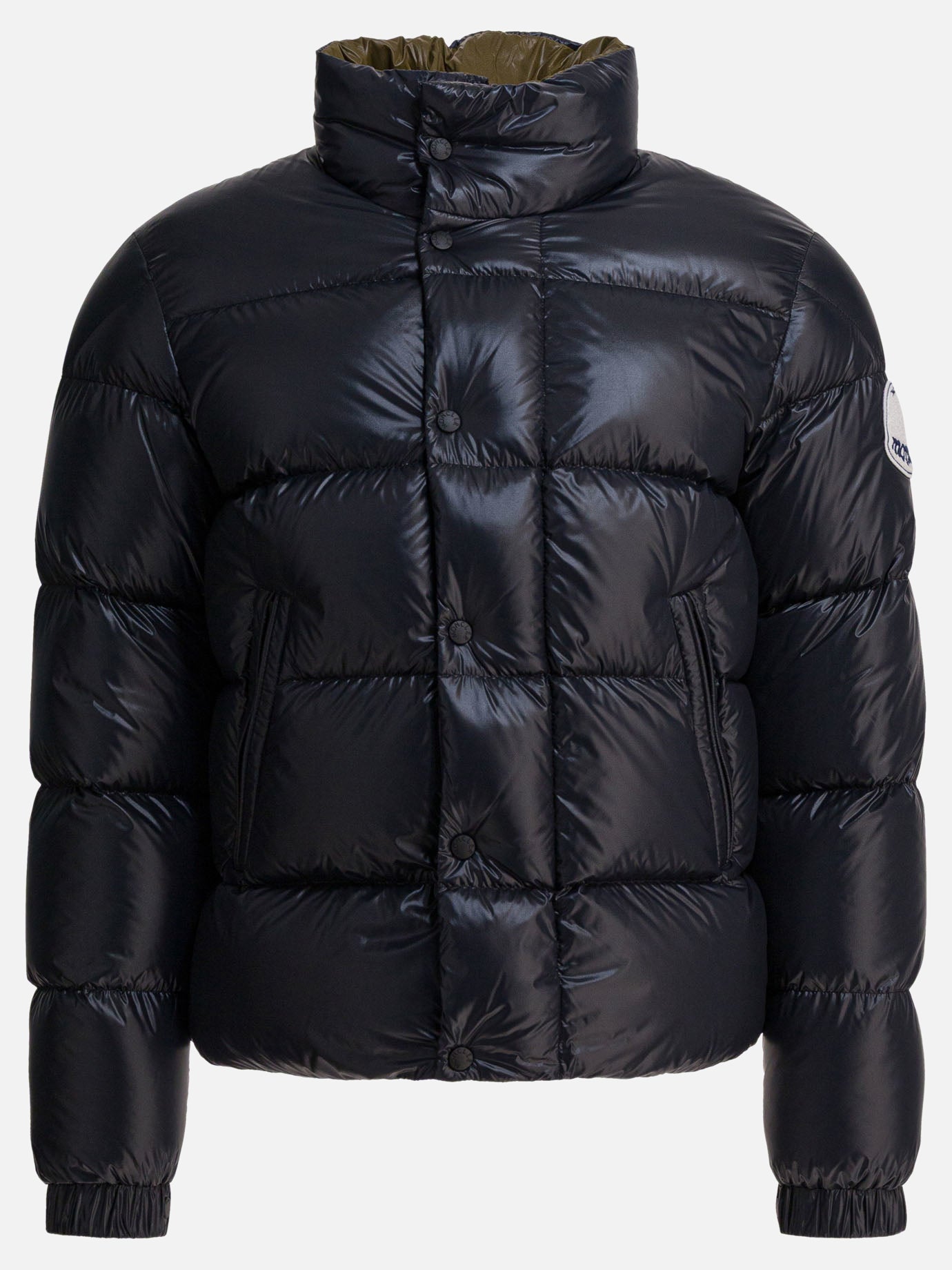 Piumini corti Logo  Nero - Moncler Uomo | PDP | VIETTI Online Store | Zoom-Modal
