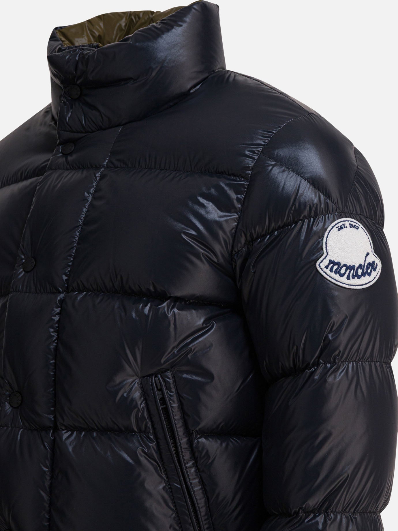 Piumini corti Logo  Nero - Moncler Uomo | PDP | VIETTI Online Store | Zoom-Modal_4
