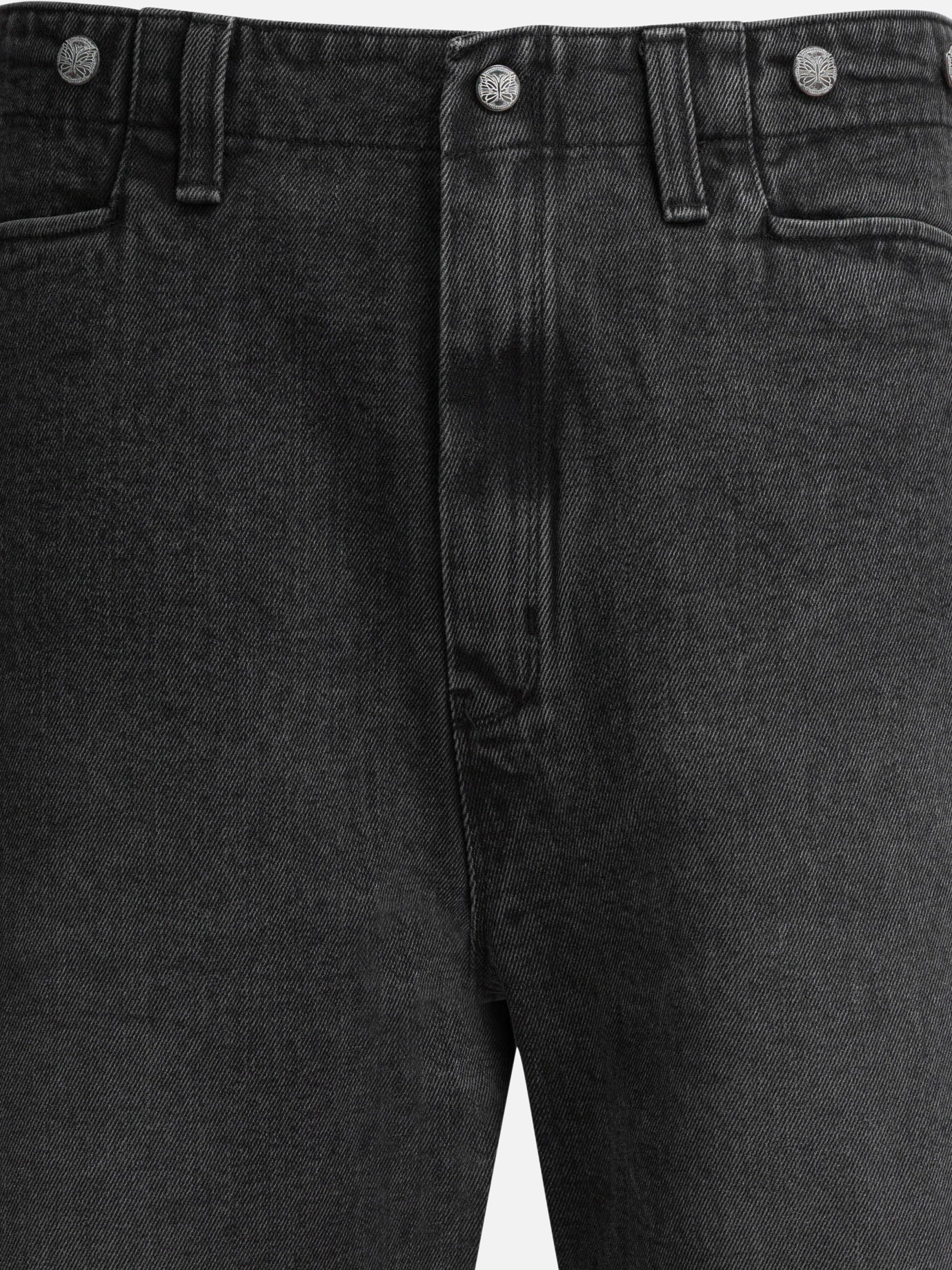 Wide-leg jeans Solid colour  Black - Needles Men | PDP | VIETTI Online Store | thumbnail_3