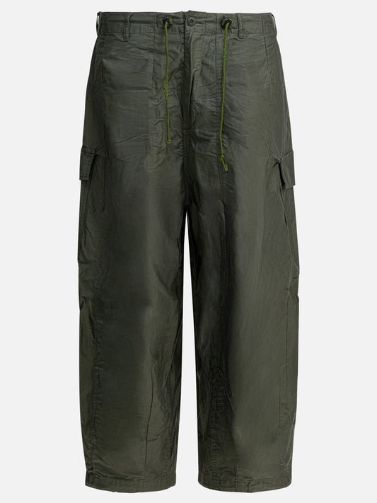 Pantaloni cargo & parachute Solid colour  Verde - Needles Uomo | PLP | VIETTI Online Store 
