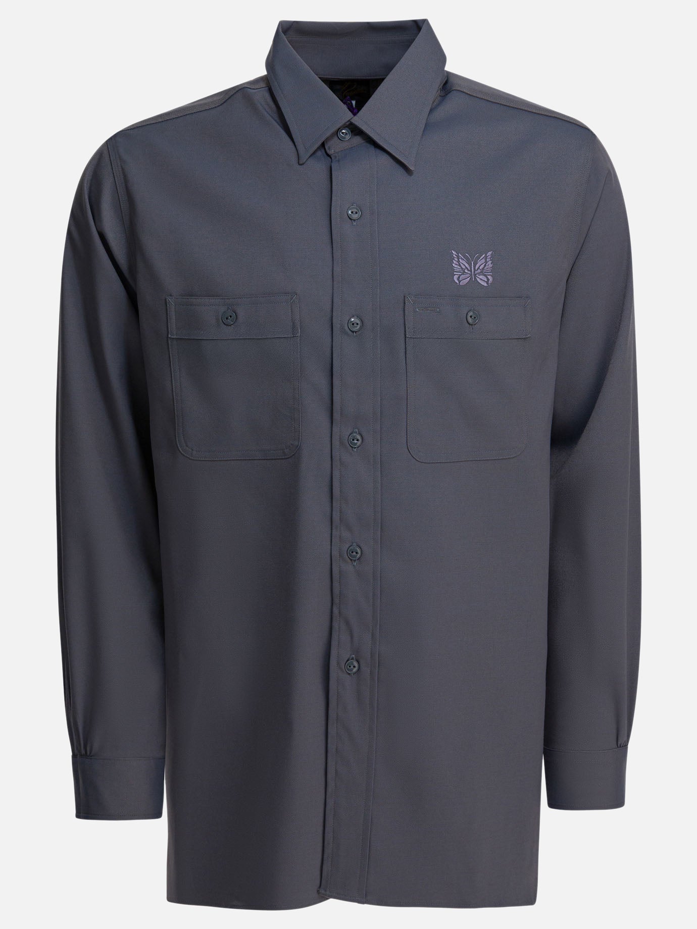 Camicie casual Logo  Grigio - Needles Uomo | PDP | VIETTI Online Store | Zoom-Modal
