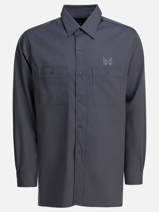 Camicie casual Logo  Grigio - Needles Uomo | PLP | VIETTI Online Store 
