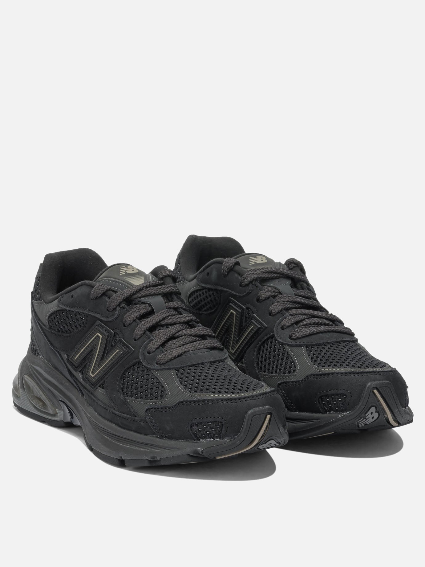 Sneaker basse 50% leather 50% mesh - 100% rubber  Nero - New Balance Uomo | PDP | VIETTI Online Store | Zoom-Modal_2
