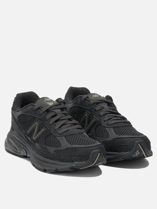 Low top sneakers 50% leather 50% mesh - 100% rubber  Black - New Balance Men | PLP | VIETTI Online Store | 2
