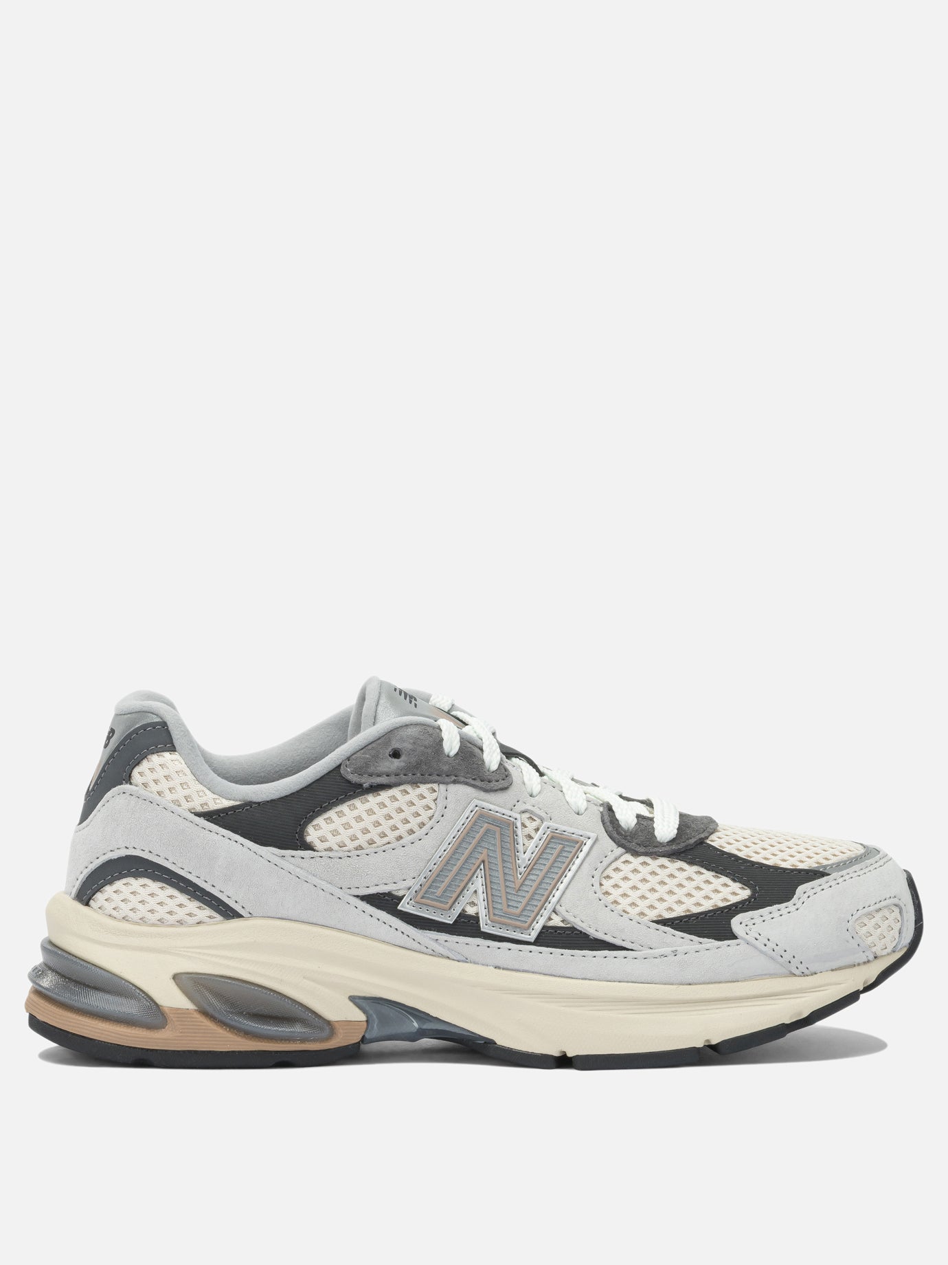 Sneaker basse 50% leather 50% mesh - 100% rubber  Grigio - New Balance Uomo | PDP | VIETTI Online Store | Zoom-Modal
