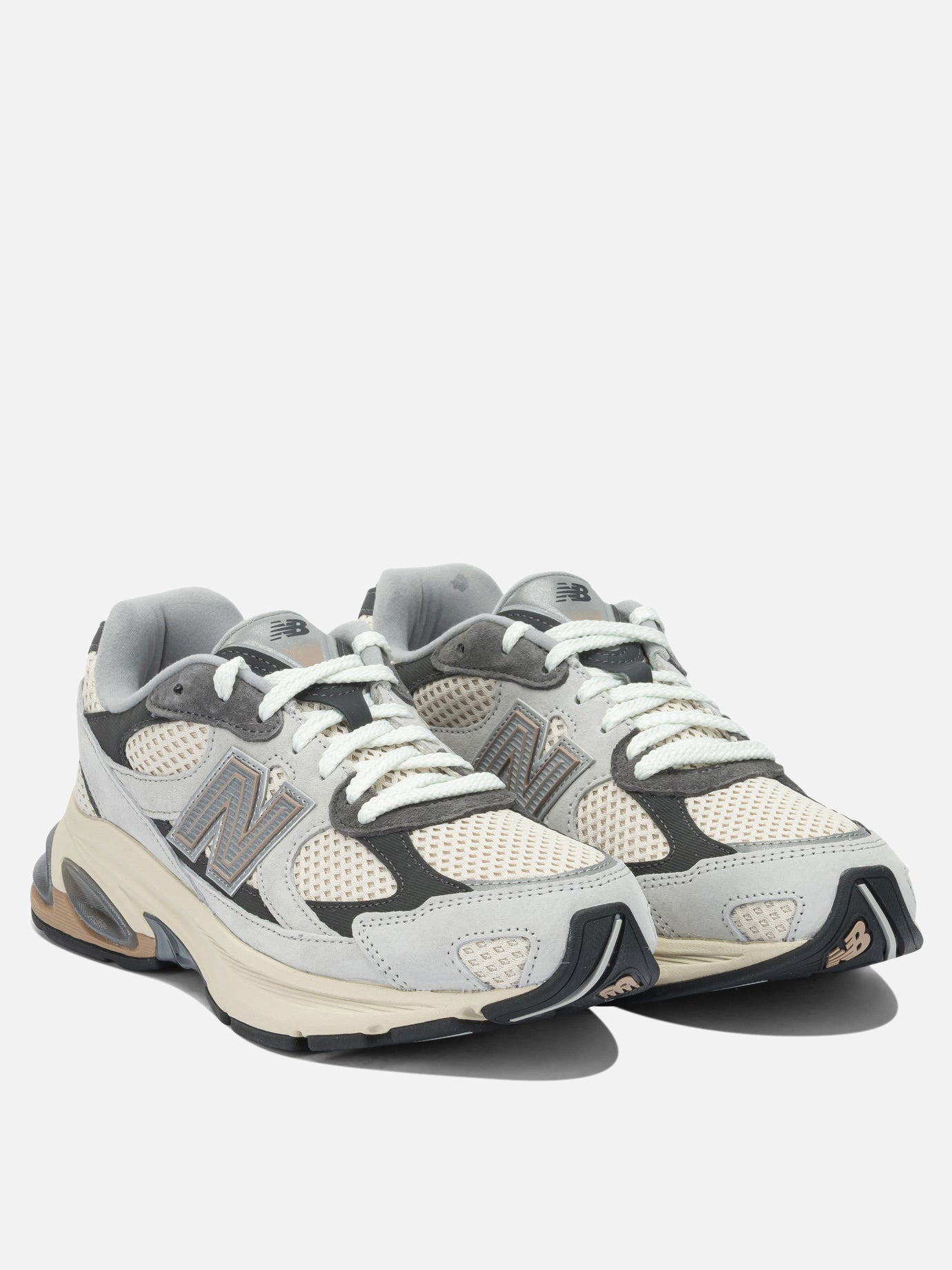Sneaker basse 50% leather 50% mesh - 100% rubber  Grigio - New Balance Uomo | PDP | VIETTI Online Store | thumbnail_2