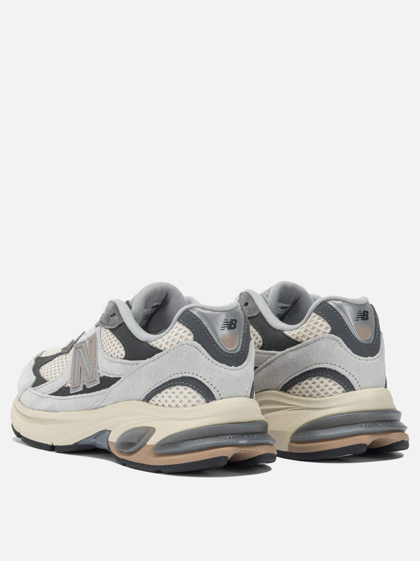 Sneaker basse 50% leather 50% mesh - 100% rubber  Grigio - New Balance Uomo | PDP | VIETTI Online Store | thumbnail_4