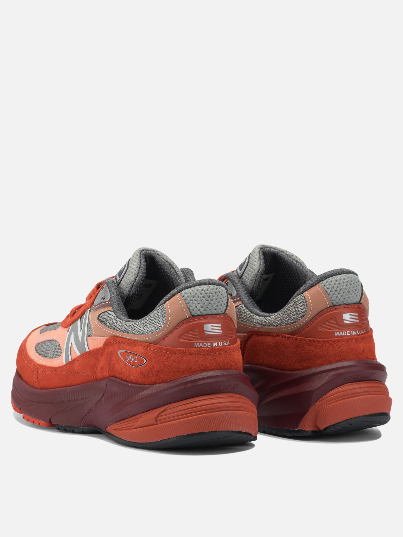 Low top sneakers 50% mesh 50% suede - 100% rubber  Red - New Balance Men | PDP | VIETTI Online Store | Zoom-Modal_4
